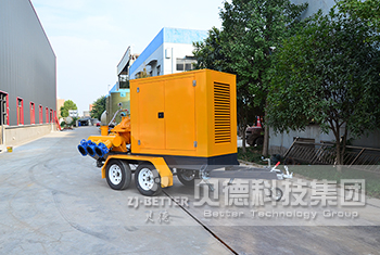 防汛抢险移动泵车